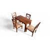 Oakmont Sheesham Wood Accent 4 Seater Dining Table Set