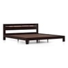 Amal Solid Wood King Size Bed In Mahogany Finish