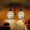 Devansh Metal Electric Wall Light in Multi Colour with Multi Shade Count of 2 Lights