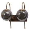 Eliante Modern Wall Lights Mild Steel & Glass Material Gold & Smoke Finish