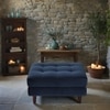 Brit Ottoman in Midnight Blue Colour