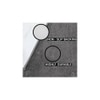 Theresa Grey Solid Natural Fiber 30x18 inches Anti-Skid Bath Mat
