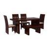 Asher Six Dining Set With Bench