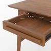 Arden Solid Wood Study Table in Amber Walnut Finish