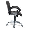 Vooilea Mid Back Executive Chair in Black Colour