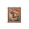Artistry Brown Blackwoman Wooden Framed Canvas Wall Canvas Wall Prints Set of 1 Multicolor Matte