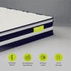 Smarttech Pillowtop Hybrid Pocket Spring Mattress (72 x 42 in, 8 Inches)