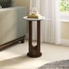 Orra Solid Wood Side Table in Mango Walnut Finish