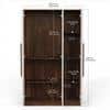 Maltein 3 Door Engineered Wood Wardrobe In Brown Maple & White Finish