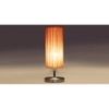 Round Bamboo table lamp with Steel Base -38