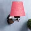 Devansh Metal Electric Wall Light in Pink Colour with Pink Shade Count of 1 Light