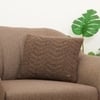 Rosa Dark Brown Melange Cotton Knitted Decorative Cushion Cover 16 x 16 Inches