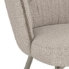 Paloma 8 Seater Spanish Ceramic Dining Table With 8 Calix Dining Chairs (Finish : Spanish Ceramic, Chair Colour : Beige)