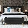 GIgel 2 Ottoman with Storage Color in Black