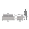 Richmond Sofa Cum Bed - Smoke Grey