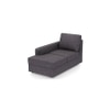 Apollo Sofa (Colour : Steel, Cushion : Hard, Back Type : Regular, Seating Capacity : Left Aligned 3 Seater + Left Aligned Chaise)