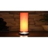 Orange cotton table lamp with Steel Base -4