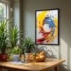 The Castle Decor Modern Abstract Wall Art Framed Painting 20x30 Inch Style 2