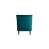 Maxo Fabric Accent Chair in Teal Colour