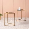 Contemporary Iron Side Table in  Finish - Set of 2