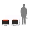 Bentham Patio Chair and Footstool Colour - Rust