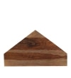 Corner Solid Wood  Bookshelf in Provincial Teak Finish