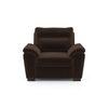 Adelaide Premium 1 Seater Fabric Sofa in Dark Earth Colour