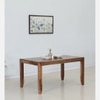 Anitz Solid Wood 6 Seater Dining Table in Provincial Teak Finish