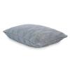 Rio Blue Grey Cotton Knitted Decorative Cushion Cover 12 x 20 Inches