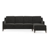 Abbey Sectional Sofa (Colour : Graphite Grey, Cushion : Hard, Seater : Right Aligned 3 Seater + Right Aligned Chaise)