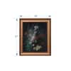 Artistry Teal Green Vase Flowers Floral Canvas Wall Canvas Wall Prints Set of 1 Multicolor Matte
