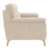 Niwara Velvet 3 Seater  sofa in Beige color