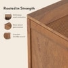 Striado Sideboard in Amber Walnut Finish