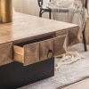 Ekaterini Solid Wood Top Coffee Table