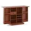 Caledonia Solid Wood Bar Cabinet (Honey Finish)