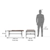Lopez Coffee Table, Teak