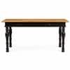 Lowe Solid Wood Console Table in Mango Natural & Walnut