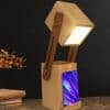 Toby Wooden Table Lamp With Mobile Stand