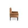 Arista Sheesham Wood Set of 2 Accent Chair in Taupe Brown Velvet Upholstery