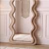 The Artment Brown Ripple Edge Unbreakable Floor Mirror For Home (170 X 70 CM)