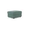 Apollo Sofa (Colour : Dusty Turquoise Velvet, Cushion : Soft, Back Type : High Back, Seating Capacity : Left Aligned 3 Seater + Left Aligned Chaise + Ottoman)