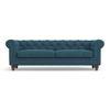 Winchester Luxe 3 Seater Fabric Sofa in Colonial Blue Colour