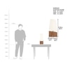 Chiselle Handcrafted  Table Lamp Big