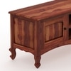 David Solid Wood TV Unit in Honey Finish