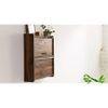 WOODENMOOD Rectangular Wall Cabinet Cum Study