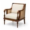 Upland Accent Sofa Chair in Teak Finish