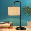Vanessa White Jute Shade Iron Table Lamp