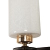 Eliante Wall Lights Mild Steel, Glass & Glass Material Brown,Gold & White Finish