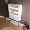 Nextstep Bar Unit White And Golden