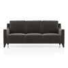 Abbey 3 Seater Fabric Sofa In Smoke Colour